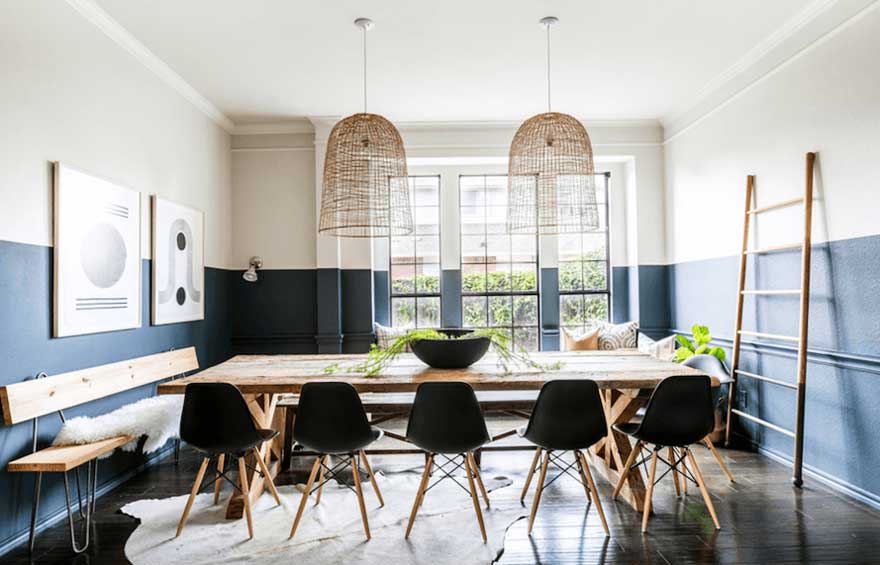 Как оформить идеальную столовую комнату в загородном доме?